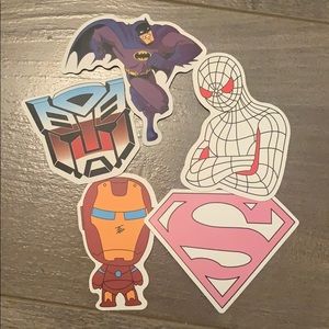 Superhero stickers